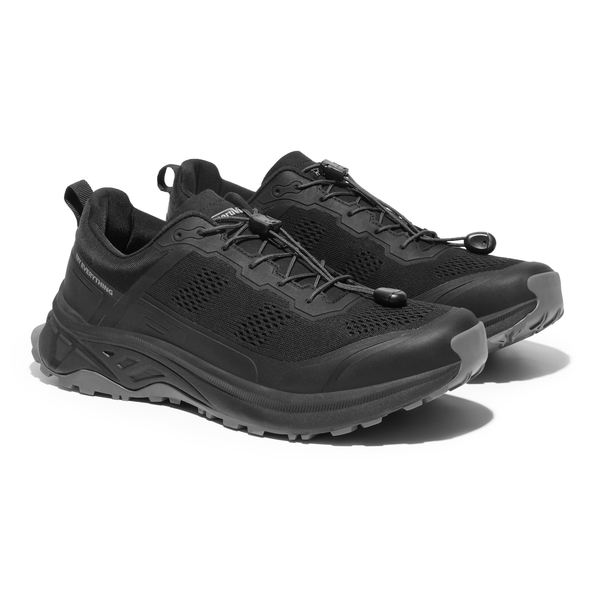 Men's Breathable Trail Running Shoes  - BLACK - 4